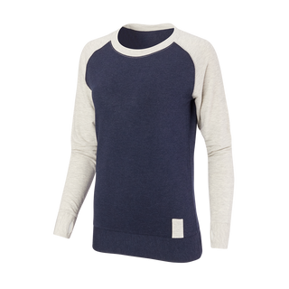 THE WOMEN'S BEACHWOOD CASHTEC RAGLAN SWEATSHIRT